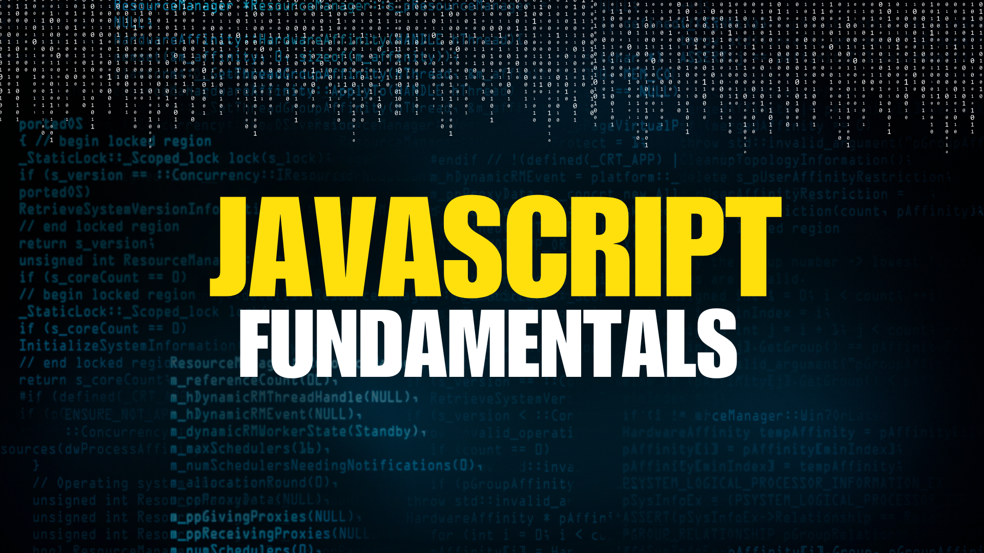 JavaScript Fundamentals